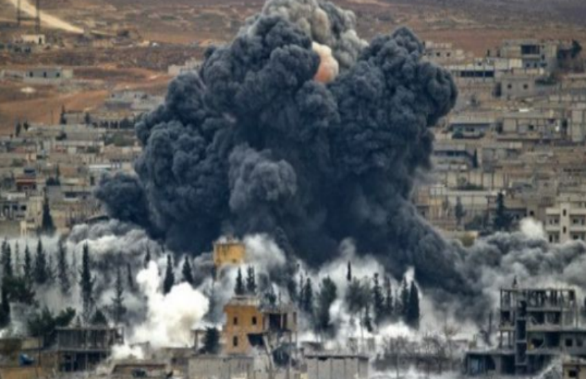 सीरिया में हवाई हमला