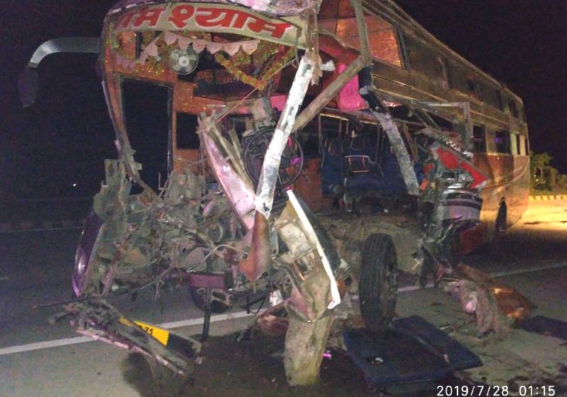 Accident on Yamuna express-way 