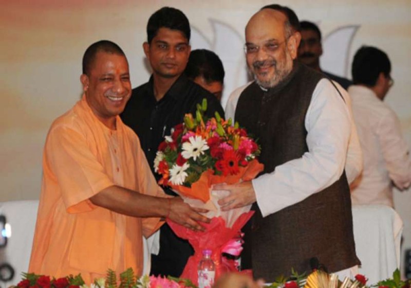 yogi and amit shah