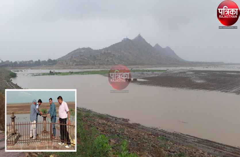 Heavy rain In Pali : Supply of water in city from Hemavas dam of Pali