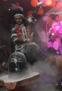 Lord Bholenath jaarke will be seen in Kawad yatra in khandwa 