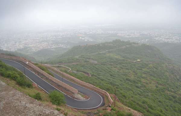 bcautiful clouds on green mountains
