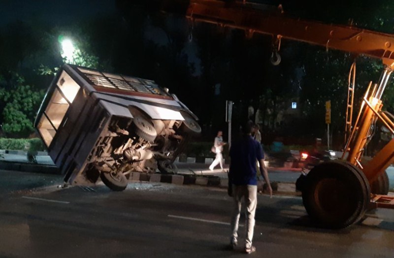 bus accident in jaipur