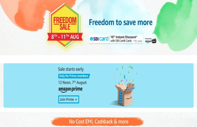 amazon freedom sale