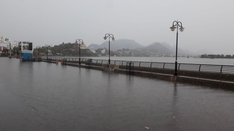 water level increase in anasagar 