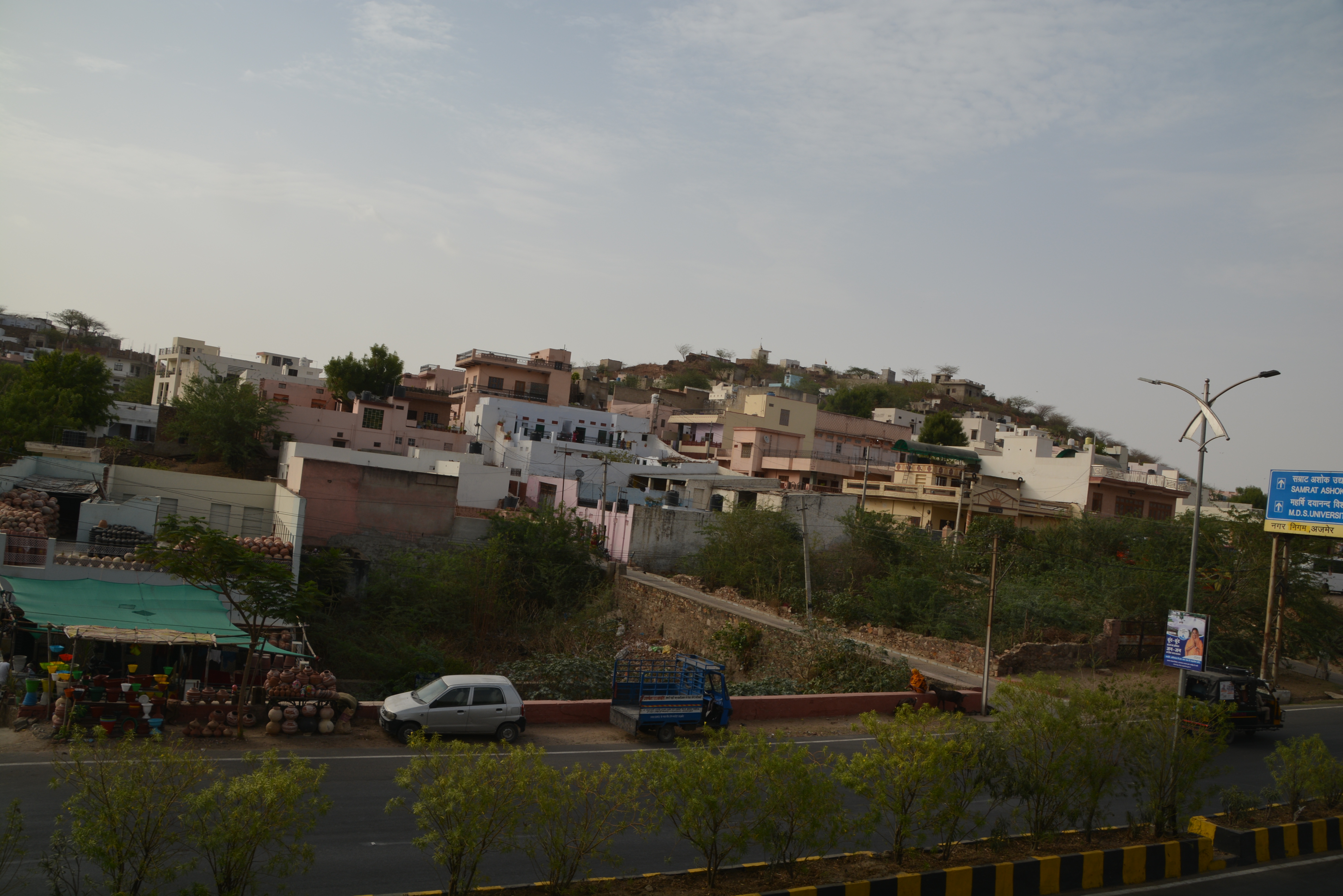 Illegal occupation of the hills of Aravali