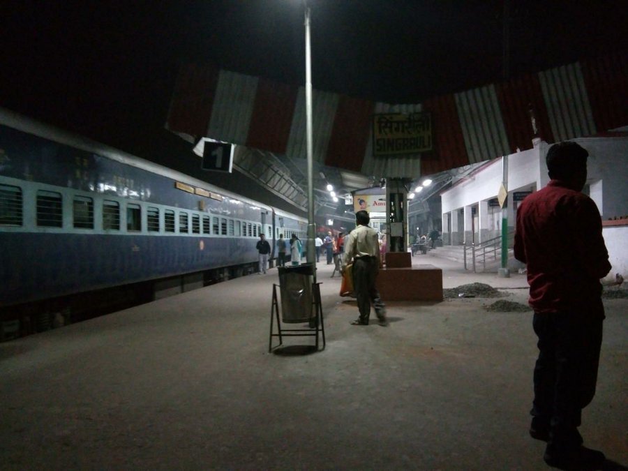 Intercity Express for three hours to Singrauli