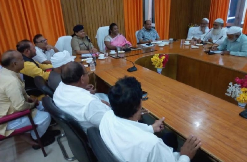 DM meeting to maintain law and peace on Bakrid festival