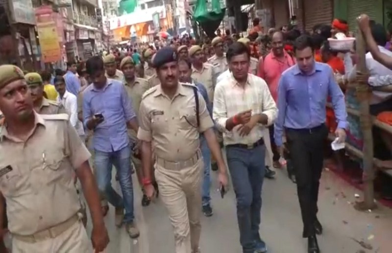 DM Surendra Singh and SSP Anand Kulkarni