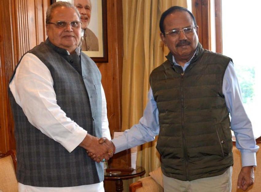 NSA Ajit Doval with Satyapal Malik