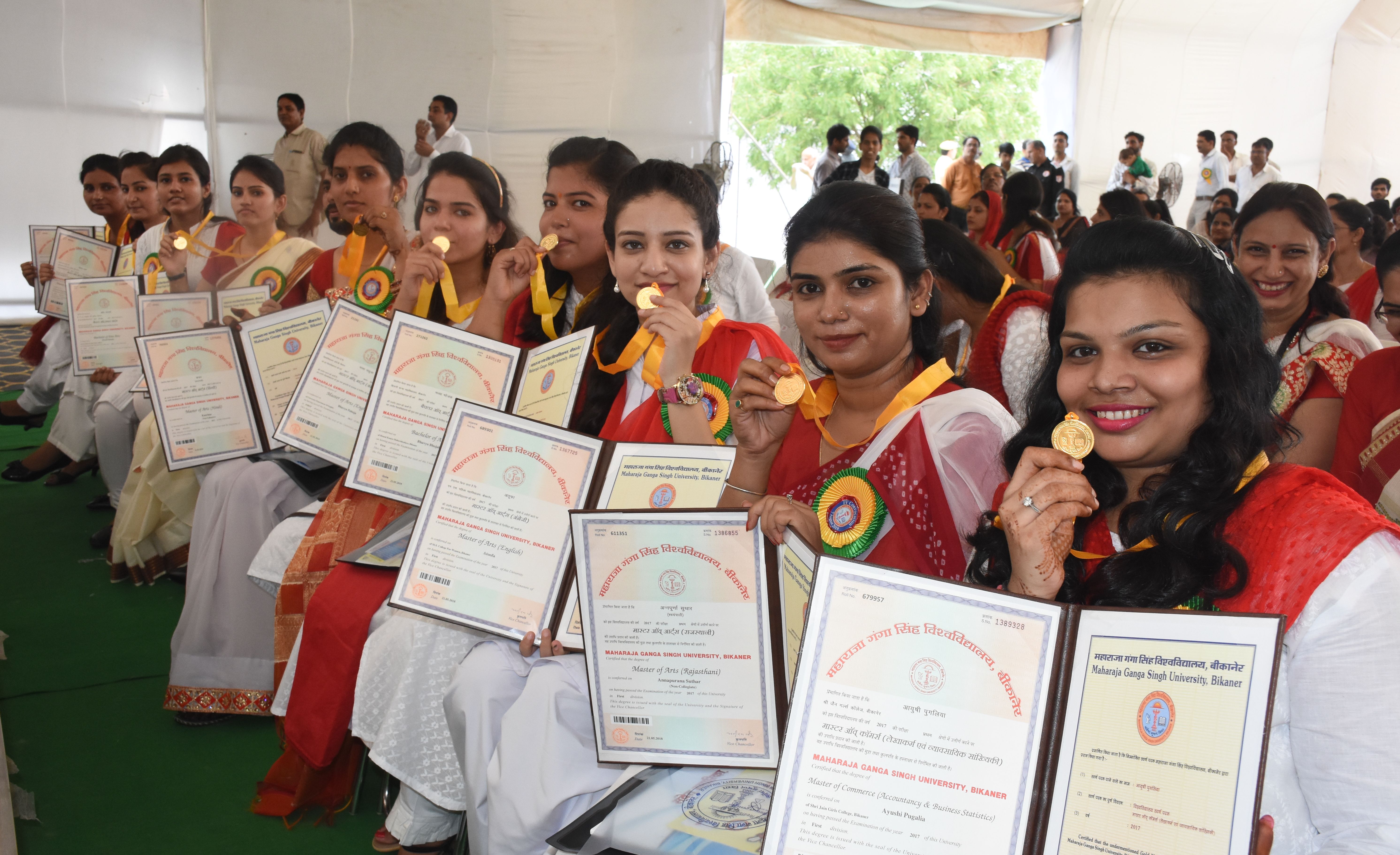 mgsu bikaner Fourth convocation completed