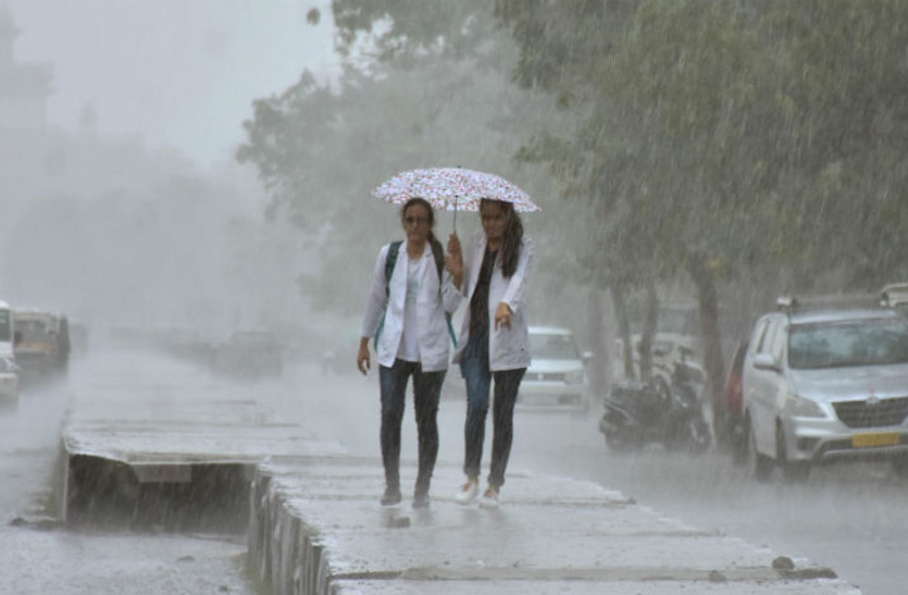 Most rain in Chhindwara