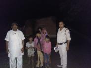 The soldier supported the innocent people wandering in Kulgarhi