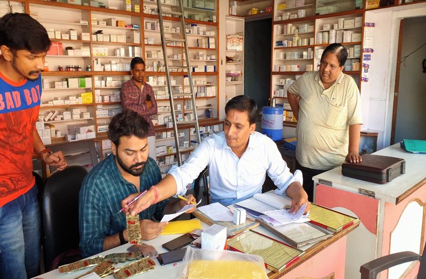 Fake medicine being sold in Bhilwara