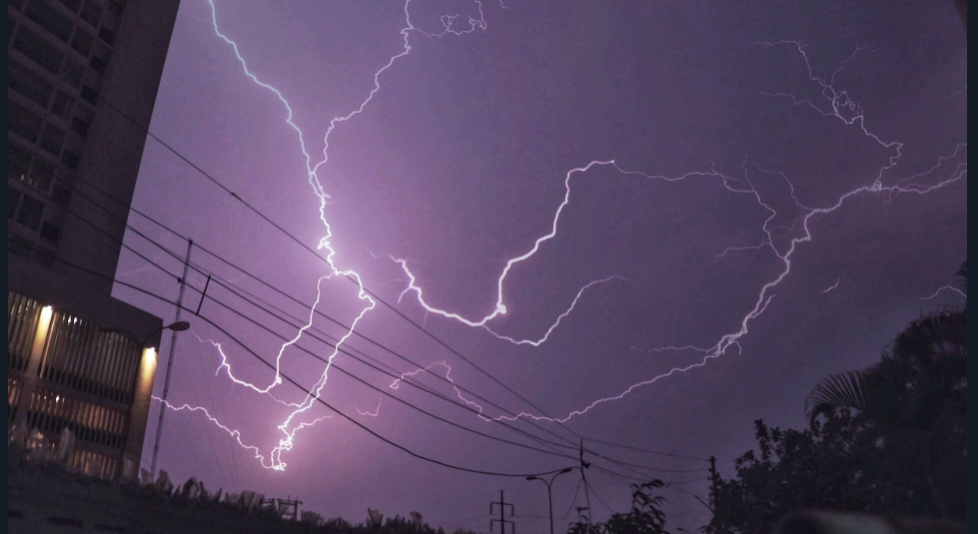 Lightning in Karachi