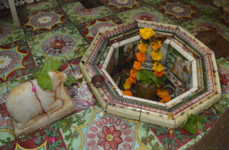 Water dissolves in Shivling here