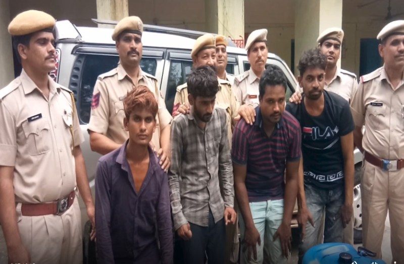 4 accused arrested oil theft from power transformer