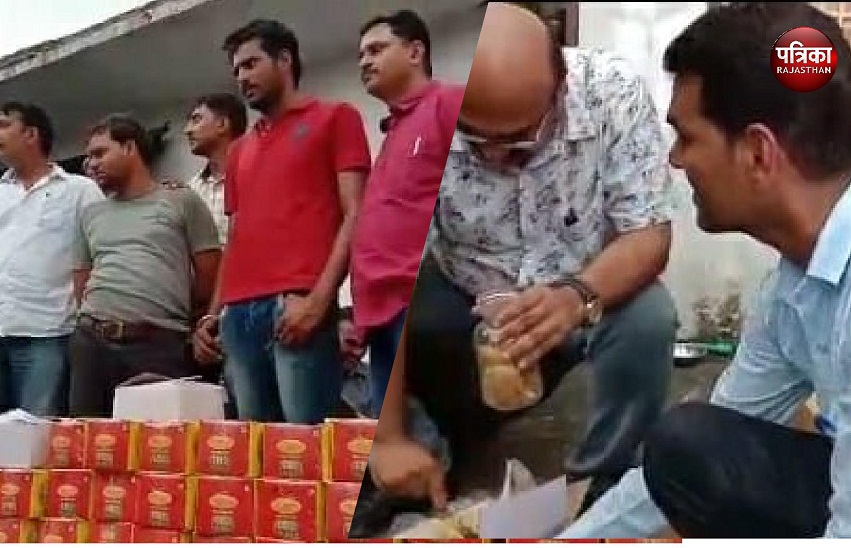 20 kg milk cake seized ten kilos mawa rajasthan news