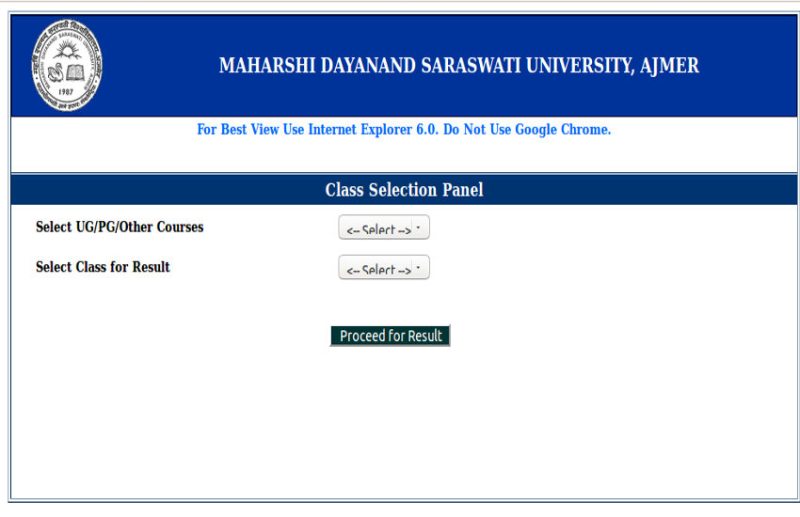 MDSU B.A Part II and B.Sc Part I, II result 2019