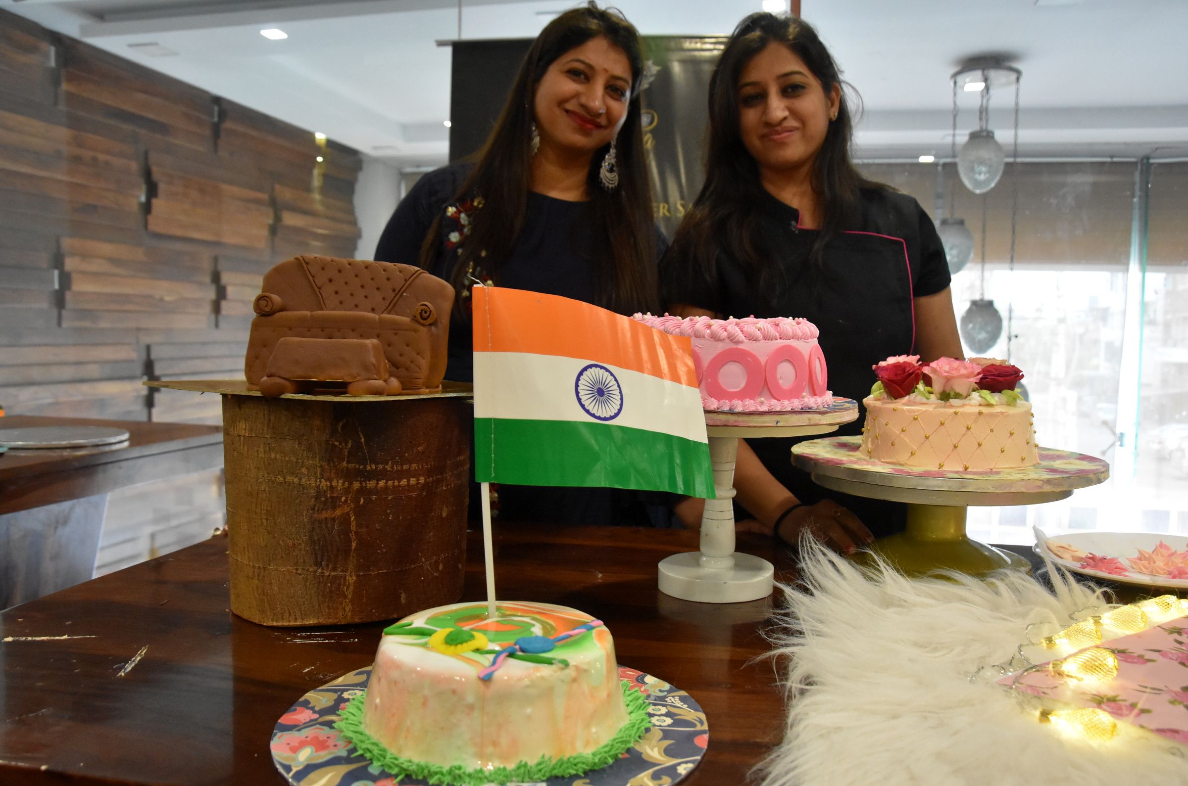 Rakshabandhan and Independence Day on special cake 