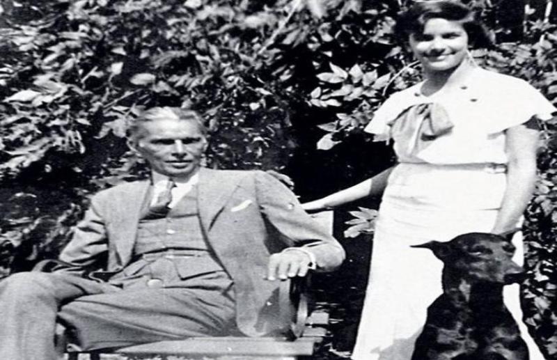 muhammad ali jinnah and Dina Wadia