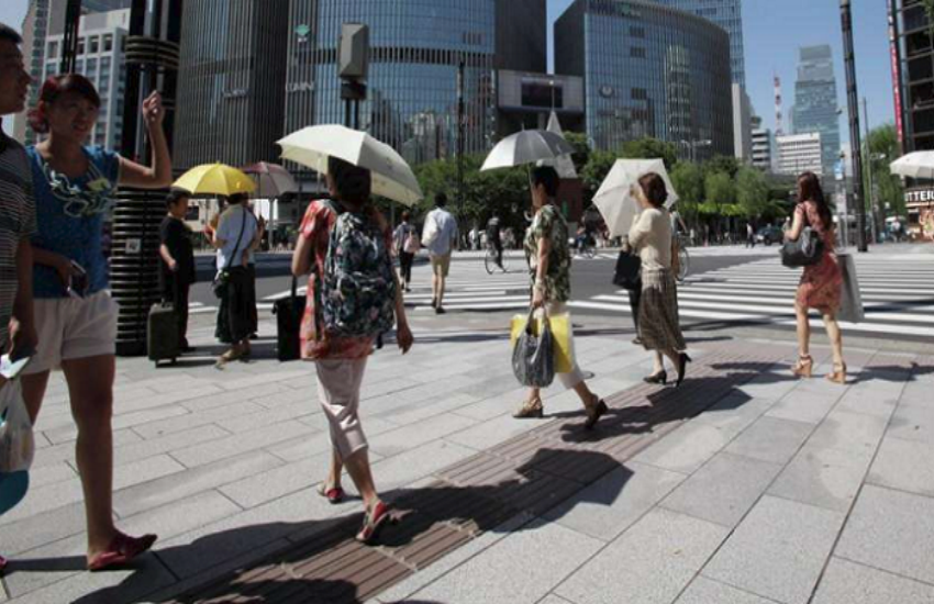 जापान में भीषण गर्मी
