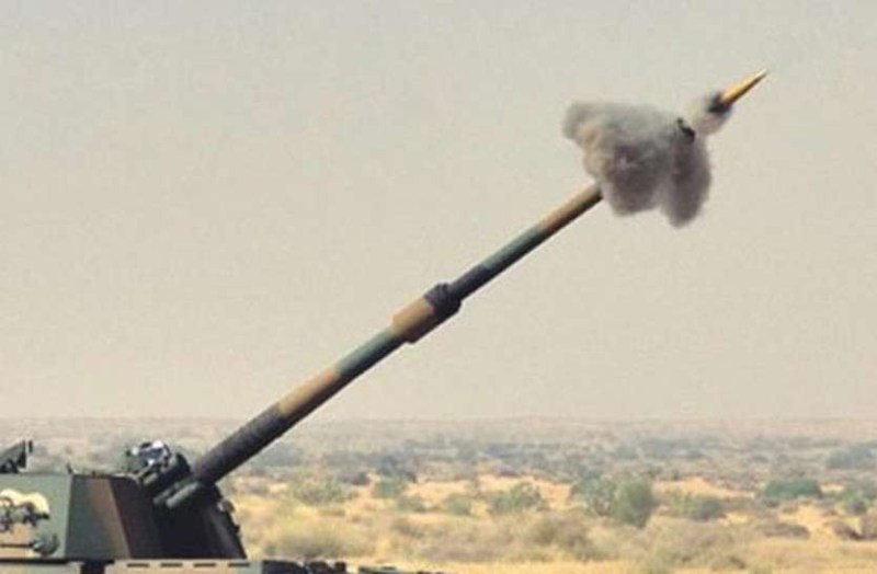 Howitzer A2 Advanced Version Test In Pokaran Field Firing Range