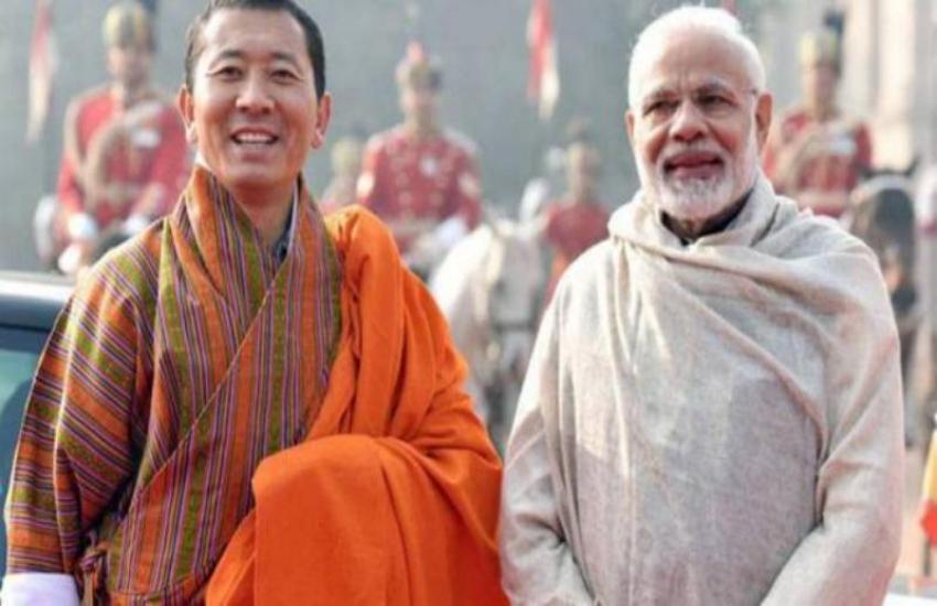 पीएम मोदी और भूटान के पीएम लोटे शेरिंग