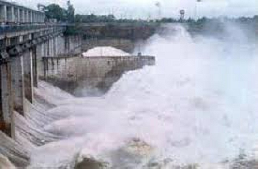 39 dams of Hadoti kota division rain rivers overflowr