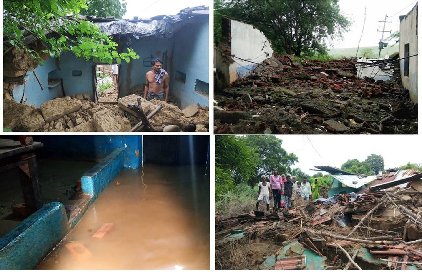 तबाही का मंजर! घरों में एक फीट तक जमी मिट्टी, ताश के पत्तों की तरह ढह गए आशियाने