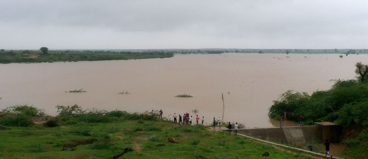 Jaswantsagar Dam gets 12 feet of water