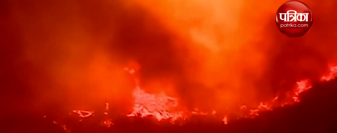 Video: स्पेन की जंगल में बड़ा हादसा, 900 हेक्टेयर जमीन आग की चपेट में