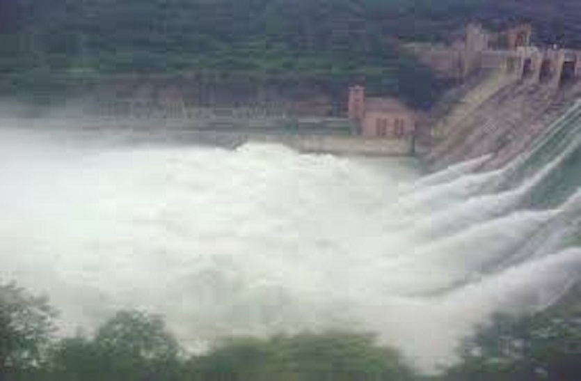 Gandhi Sagar Dam water level hai after 13 years mp and rajasthan