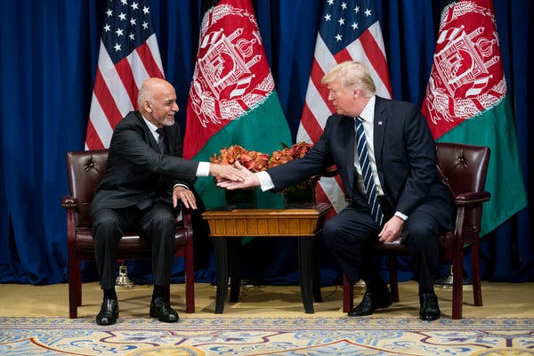 Asharf Ghani Donald Trump