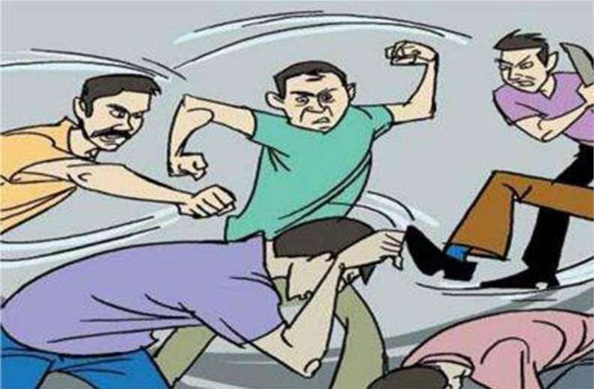 An angry sarpanch assaulted the headmaster if he did not call in the flag