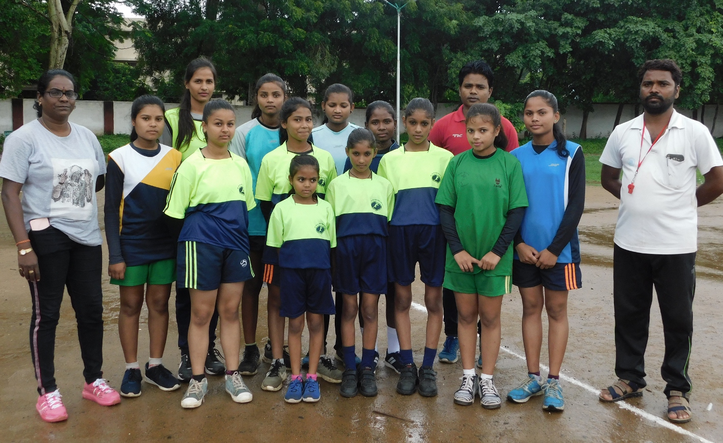 Handball players selected for state level without playing