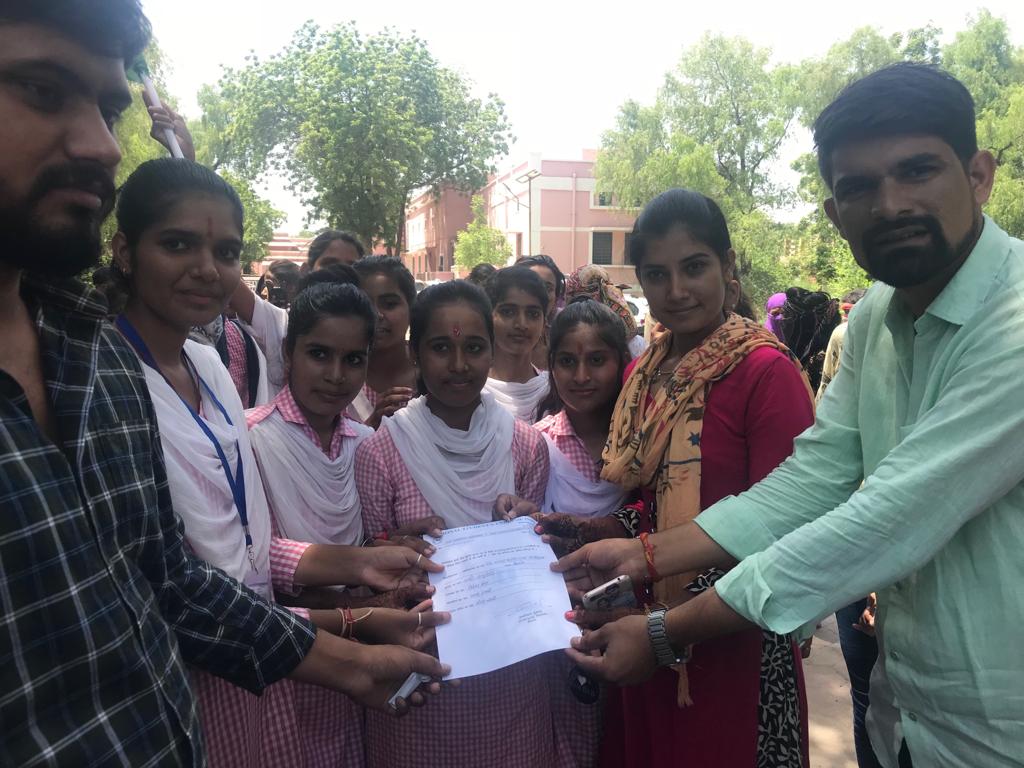 Student union election 2019 maharani College NSUI candidate