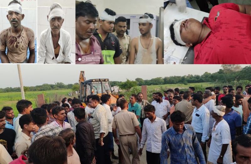 Fight-6 injured on changing the course of water in Sagarmati River