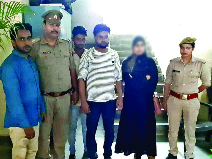 Mother of three children recovered from hotel with lover, handed over to Kanpur police