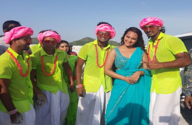 Film actress Sonakshi and Junior Salman filmed many scenes