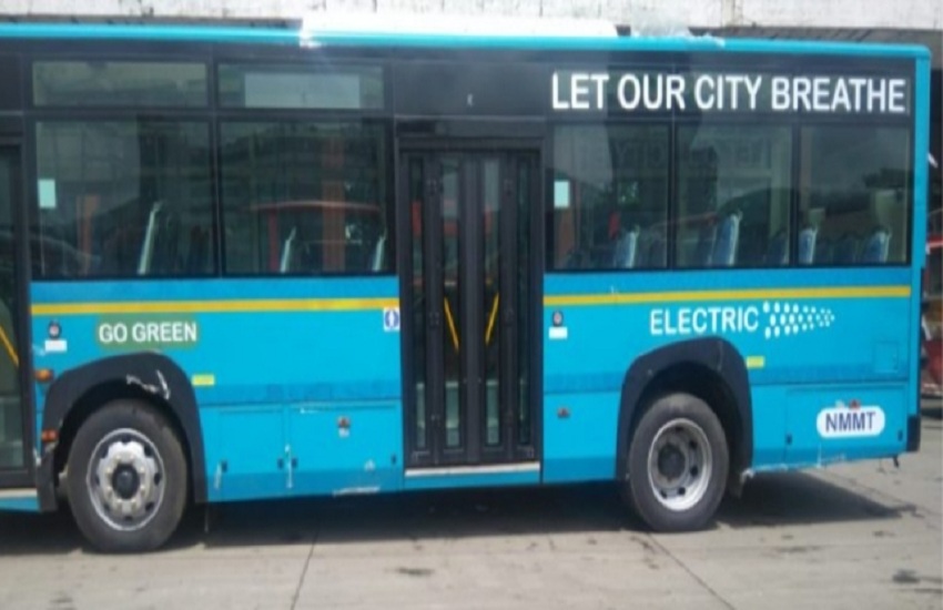 Mumbai News : नवी मुंबई मनपा परिवहन विभाग के बेड़े में पहली इलेक्ट्रिक बस शामिल