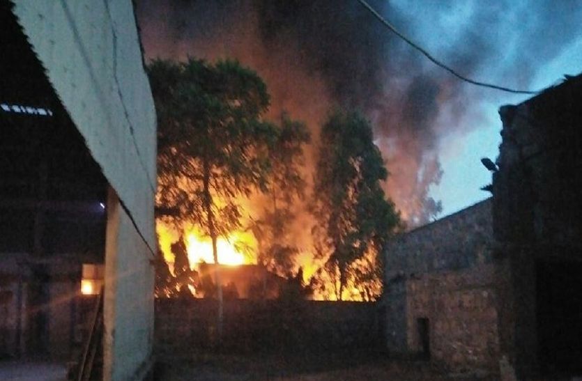 Heavy Fire In A Factory At Bhiwadi Alwar