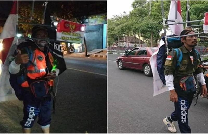 indonesian man retro walk