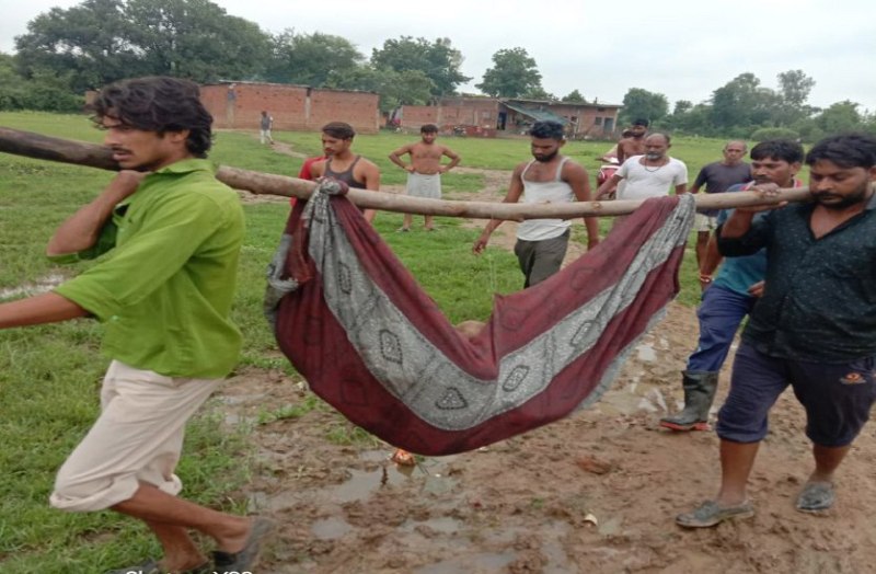 Young man injured by train