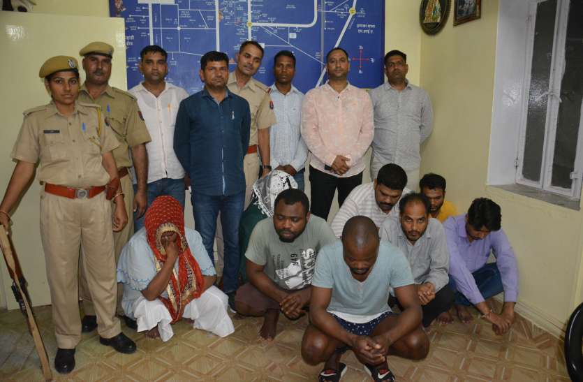 Rajasthan Police Arrest Nigerian Criminal Gang From Delhi