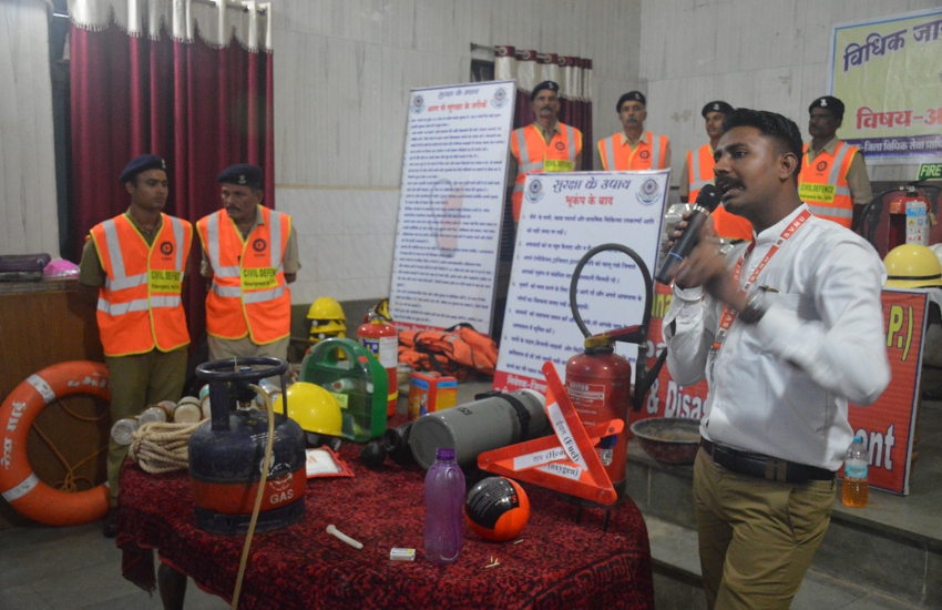 Tips on disaster management, also did mockdrill