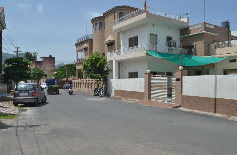 Separate roads are made for the leaders here