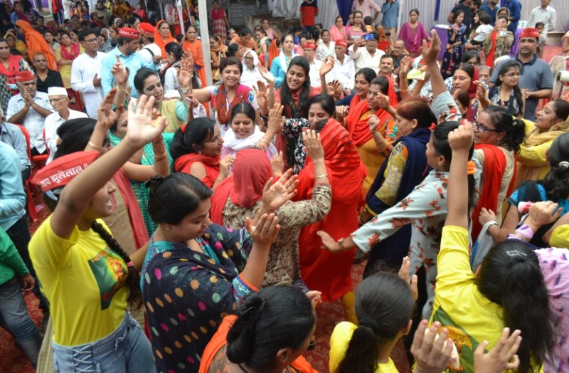 Procession came out at the conclusion of Chaliha Festival