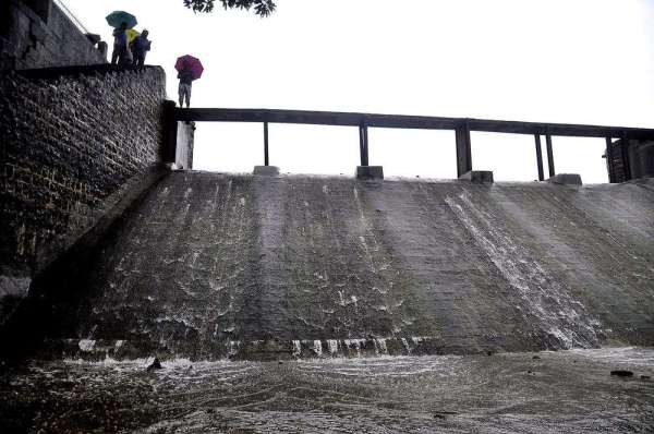 Sirpur pond filled with rain