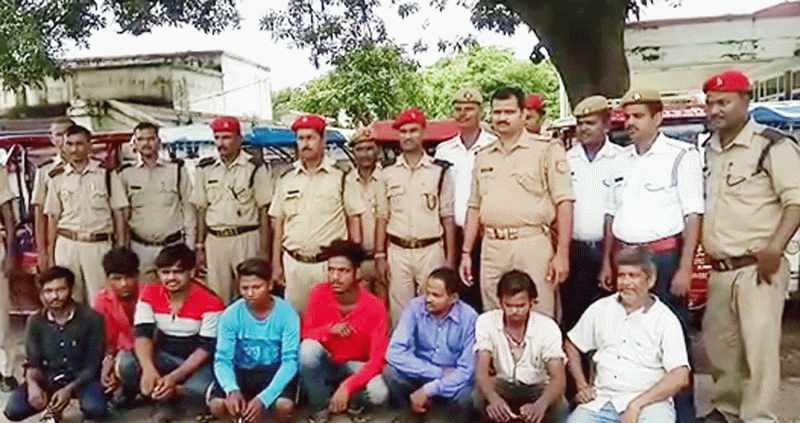 E rickshaws driving minor drivers in Ayodhya